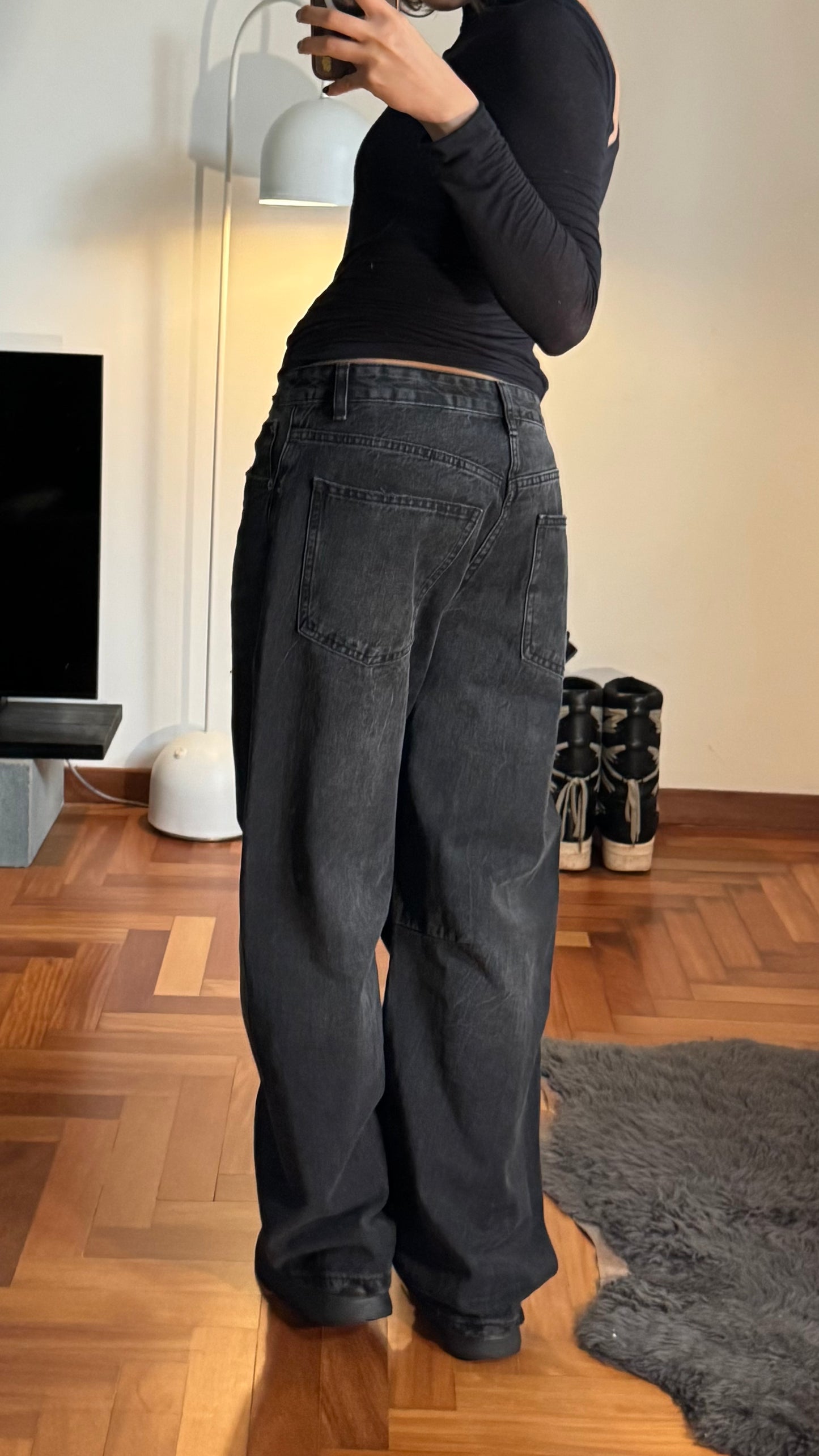 Jeans Zara Preto
