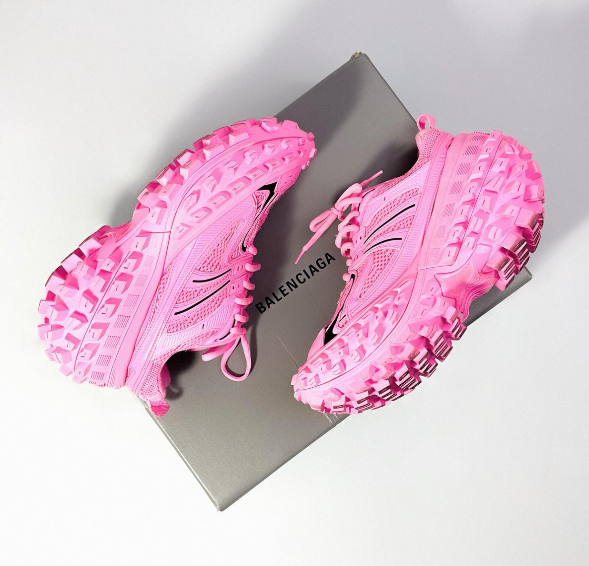 Tênis Balenciaga Bouncer Rosa