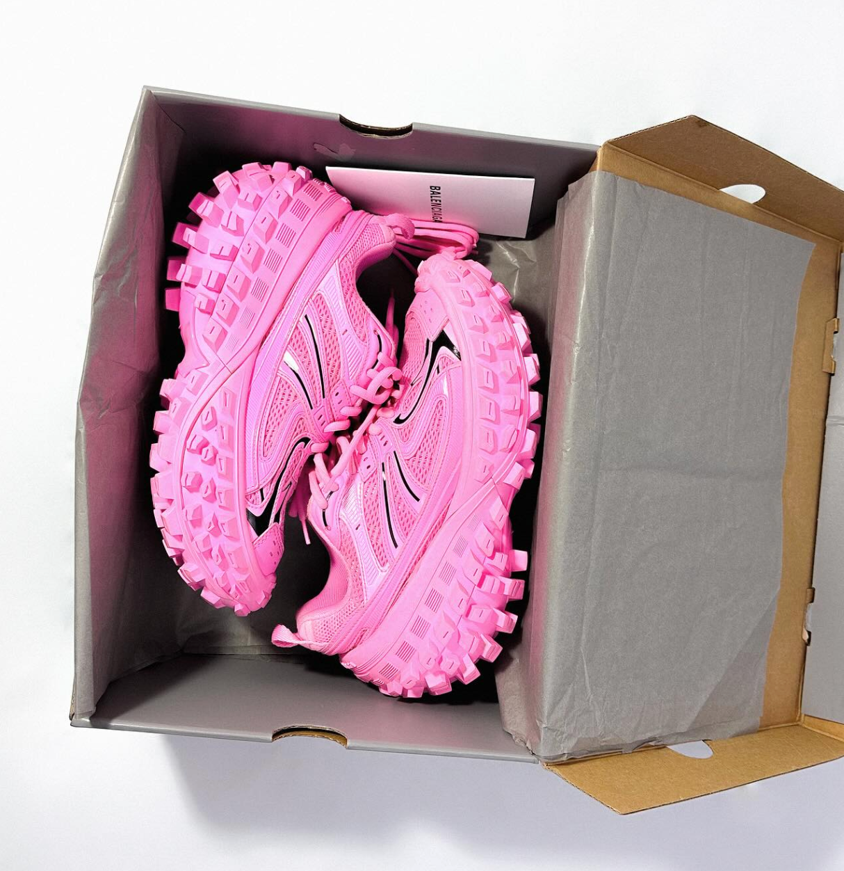 Tênis Balenciaga Bouncer Rosa